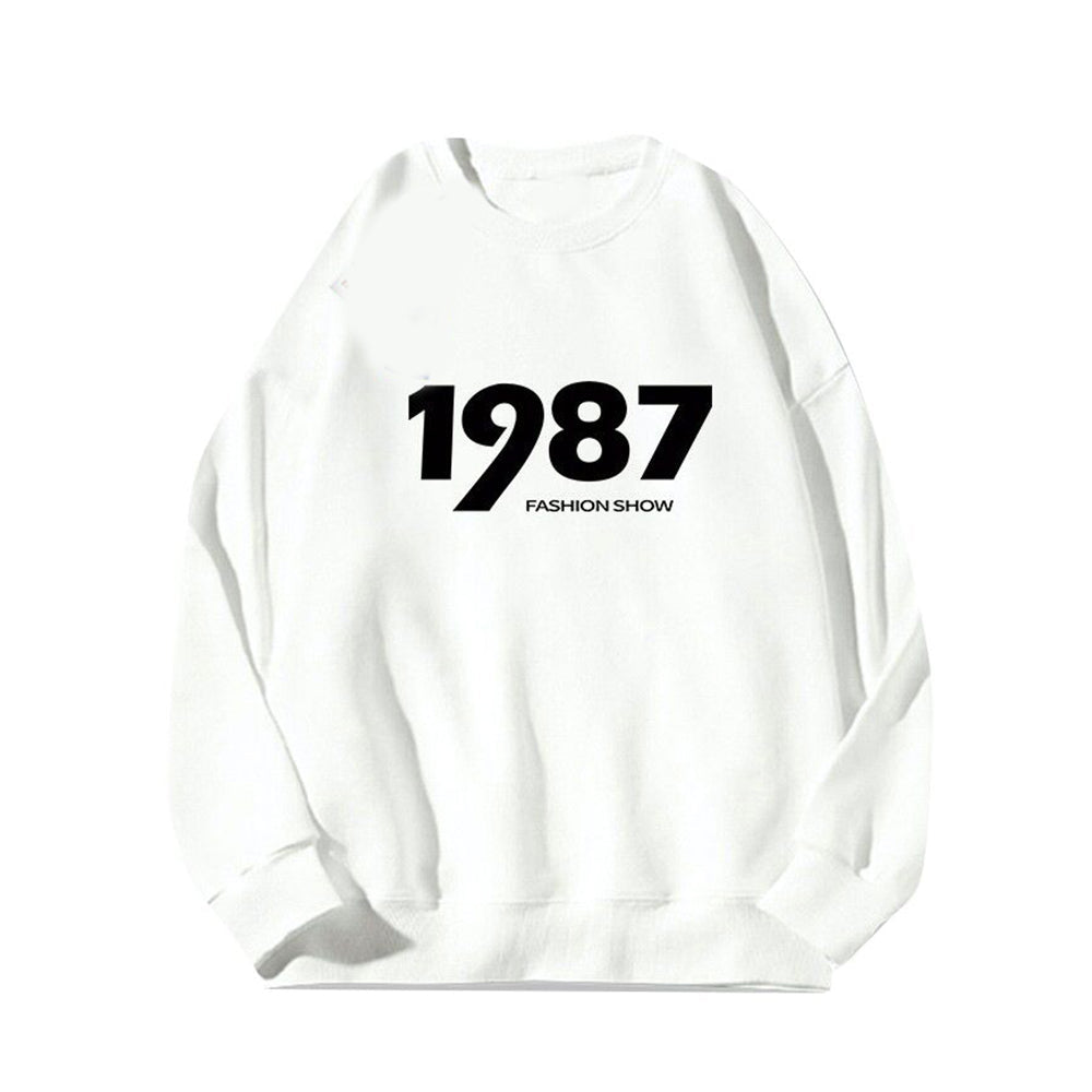 Printed Oversized Sweatshirt