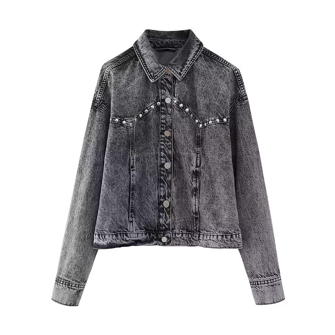 Studded Denim Jacket