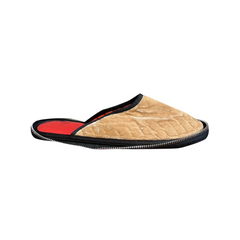 Zip Embellished Slippers Slides