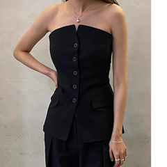 Button Tube Top