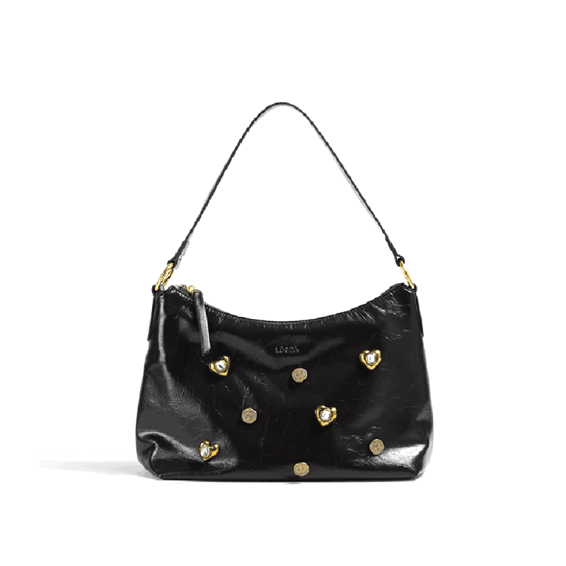 Diamante Heart Tote Bag