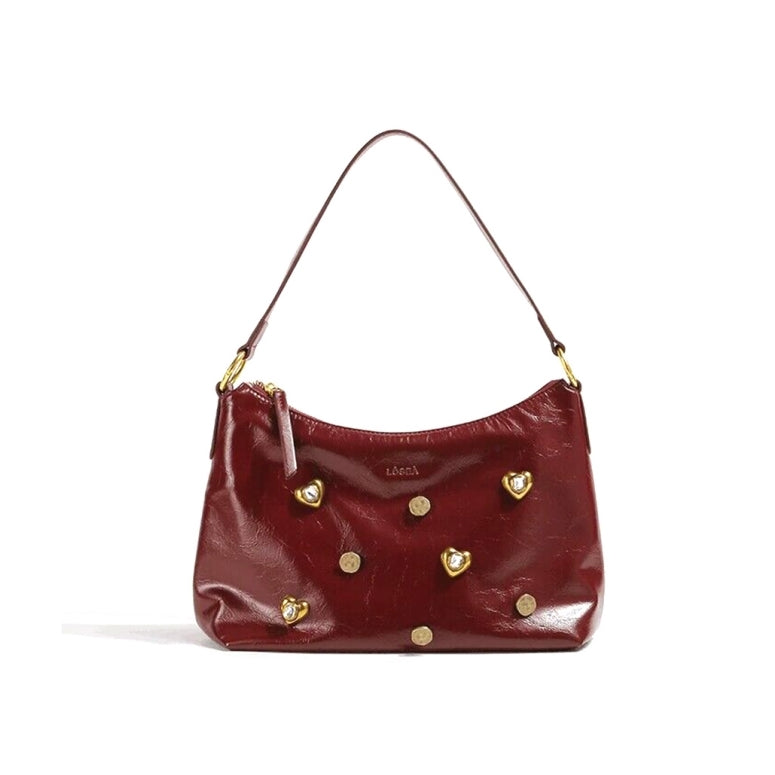 Diamante Heart Tote Bag