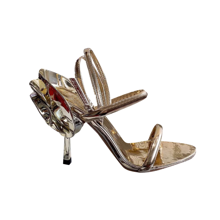 Flower High Heel Sandals