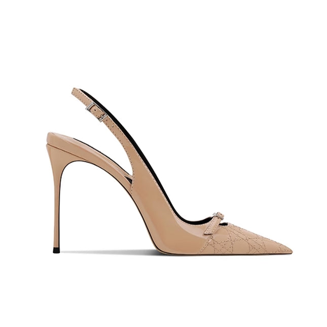 Buckled Mid Heel Sandals - 8cm