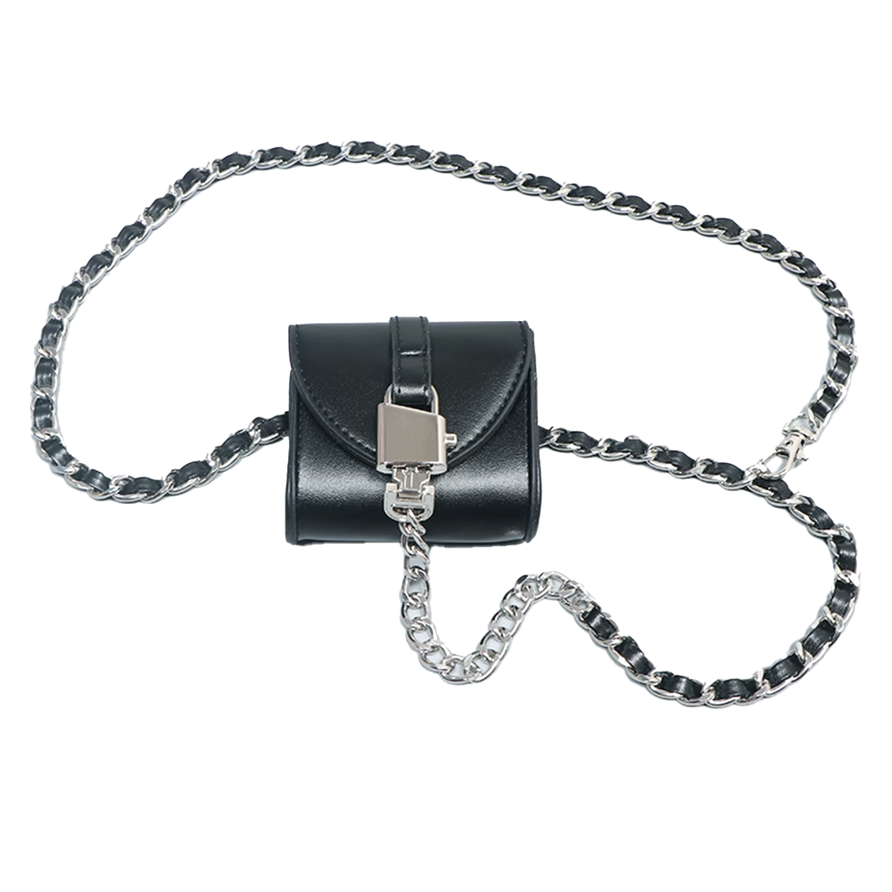Metal Lock Mini Cross Body Bag