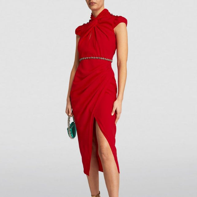 Diamante Slip Evening Dress Gown