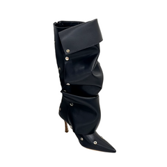 Button Knee High Boots