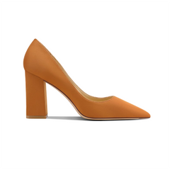 Block Heel Pumps - 8cm