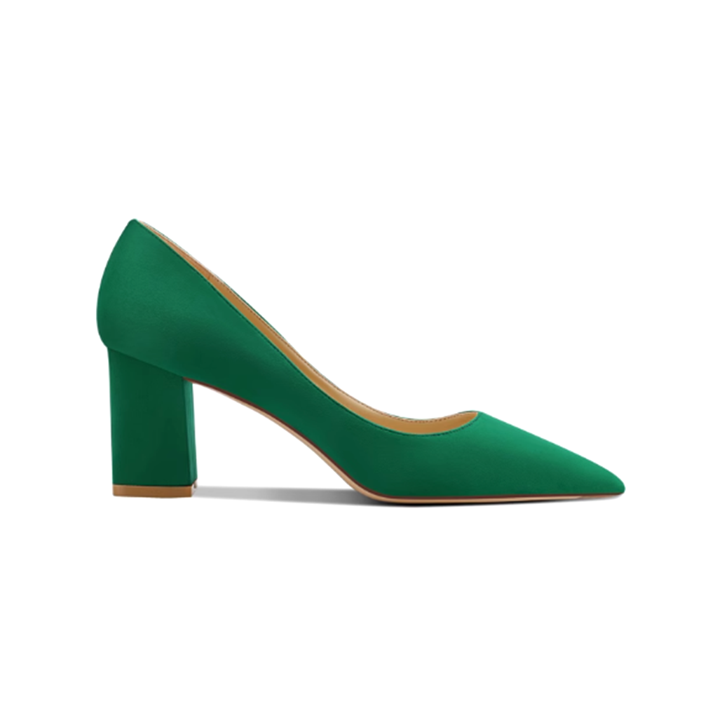 Block Heel Pumps - 6cm