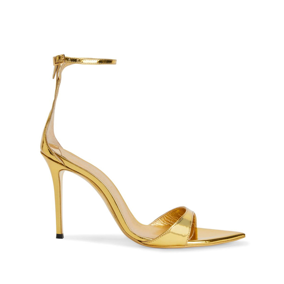 Ankle Strap Mid Heel Sandals - 7.5cm
