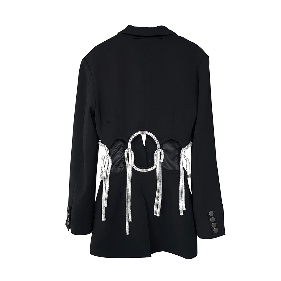 Diamante Long Sleeves Blazer