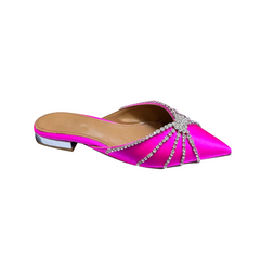 Diamante Slippers Slides