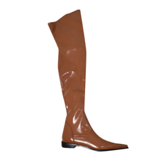 Patent Leather Over The Knee Boots