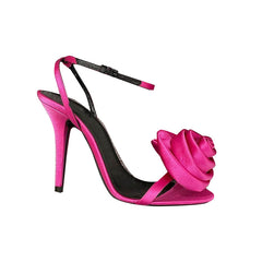 Flower High Heel Sandals