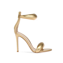 Ankle Strap Leather Stiletto High Heel Sandals - 9