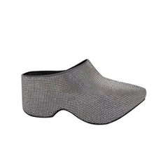 Diamante Platform Mules Sandals