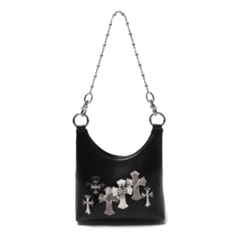 Cross Embellished Cross Body Bag