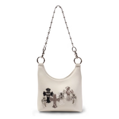 Cross Embellished Cross Body Bag