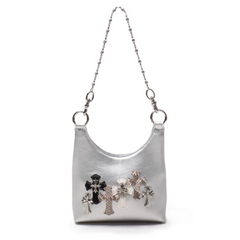 Cross Embellished Cross Body Bag