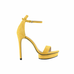 Platform Suede High Heel Sandals - 12cm