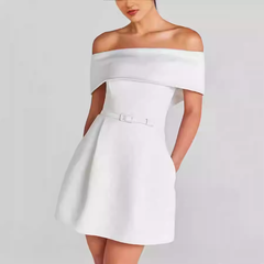 Off-Shoulder Mini Dress