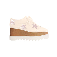 Star Lace Up Oxfords Platform Sneakers
