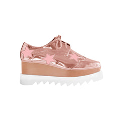 Star Lace Up Oxfords Platform Sneakers