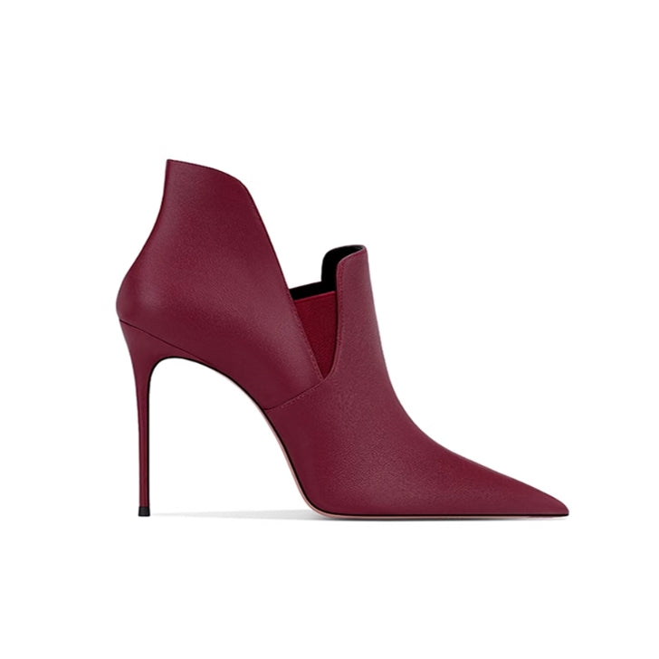 Leather Ankle Boots - 8cm