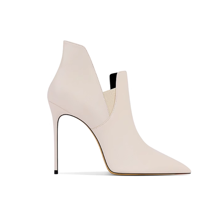 Leather Ankle Boots - 10cm