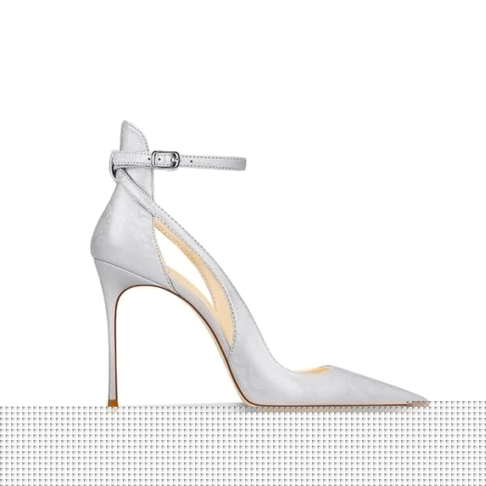 Cut Out Mid Heel Sandals - 8cm