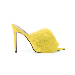 Fur Mules Sandals