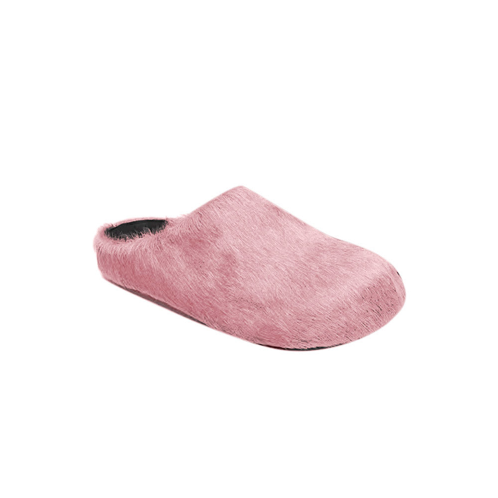 Vegan Fur Slippers Slides