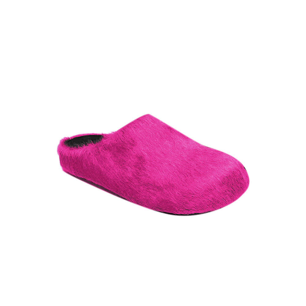 Vegan Fur Slippers Slides