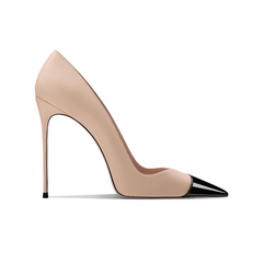 Bi-Color High Heel Pumps - 10cm