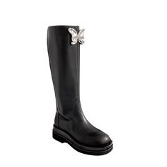Butterfly Knee High Boots