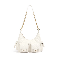 Quilted Pocket Cross Body Bag