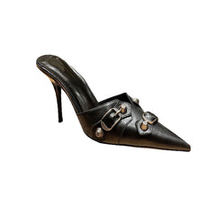 Studded Mules Sandals - 9cm