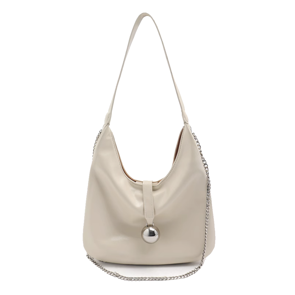 Ball Embellished Cross Body Bag