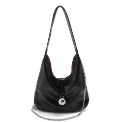 Ball Embellished Cross Body Bag