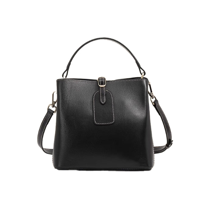 Buckled Bucket Bag