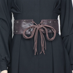 Lace Up Girdle Belt