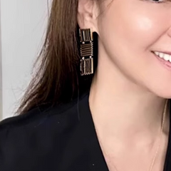 Braided Earrings - Pair