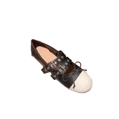 Bow And Buckled Ballet Shoes