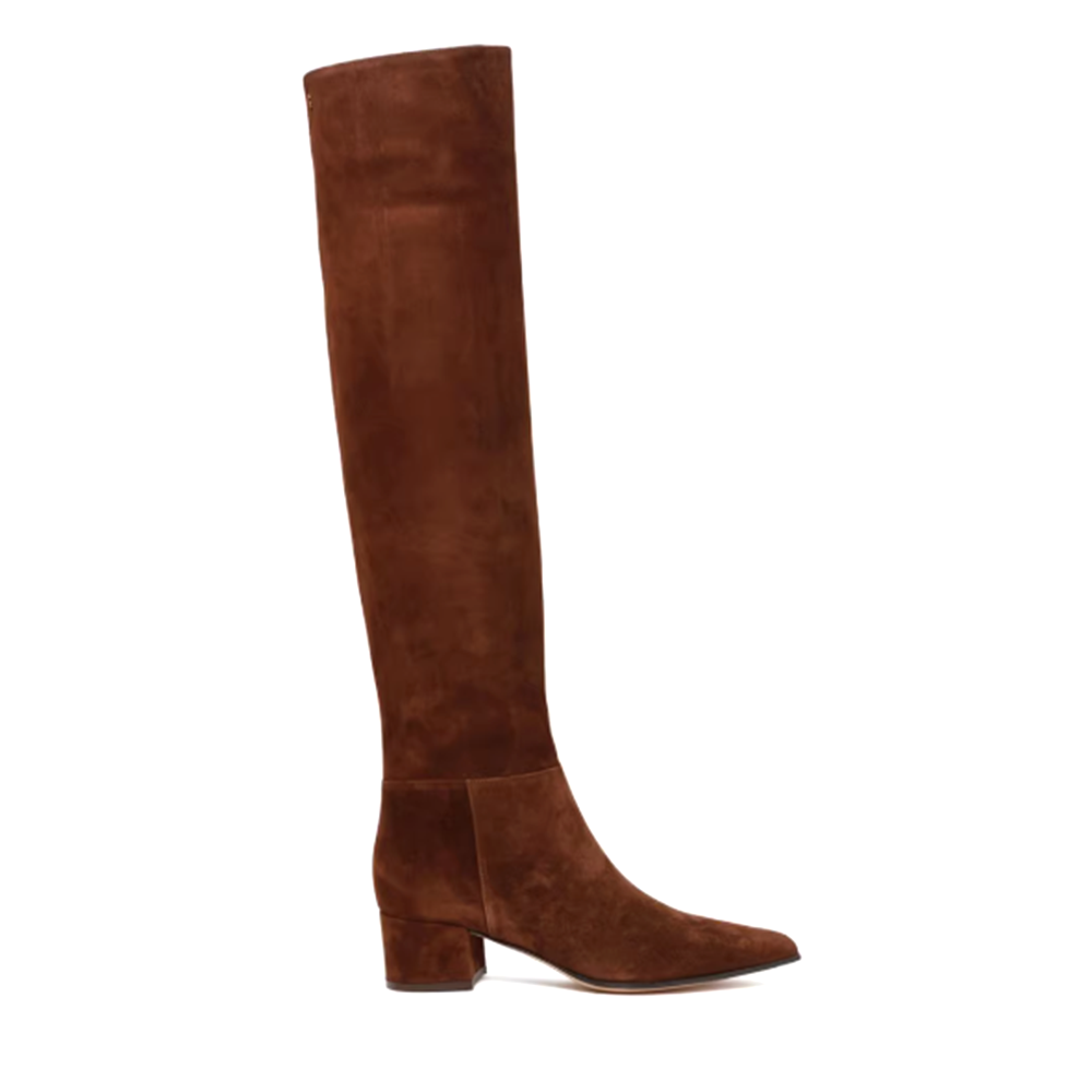 Block Heel Over The Knee Boots
