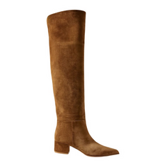 Block Heel Over The Knee Boots