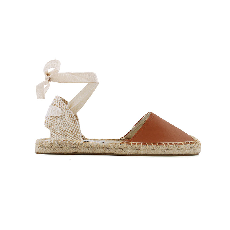 Lace Up Flat Sandals