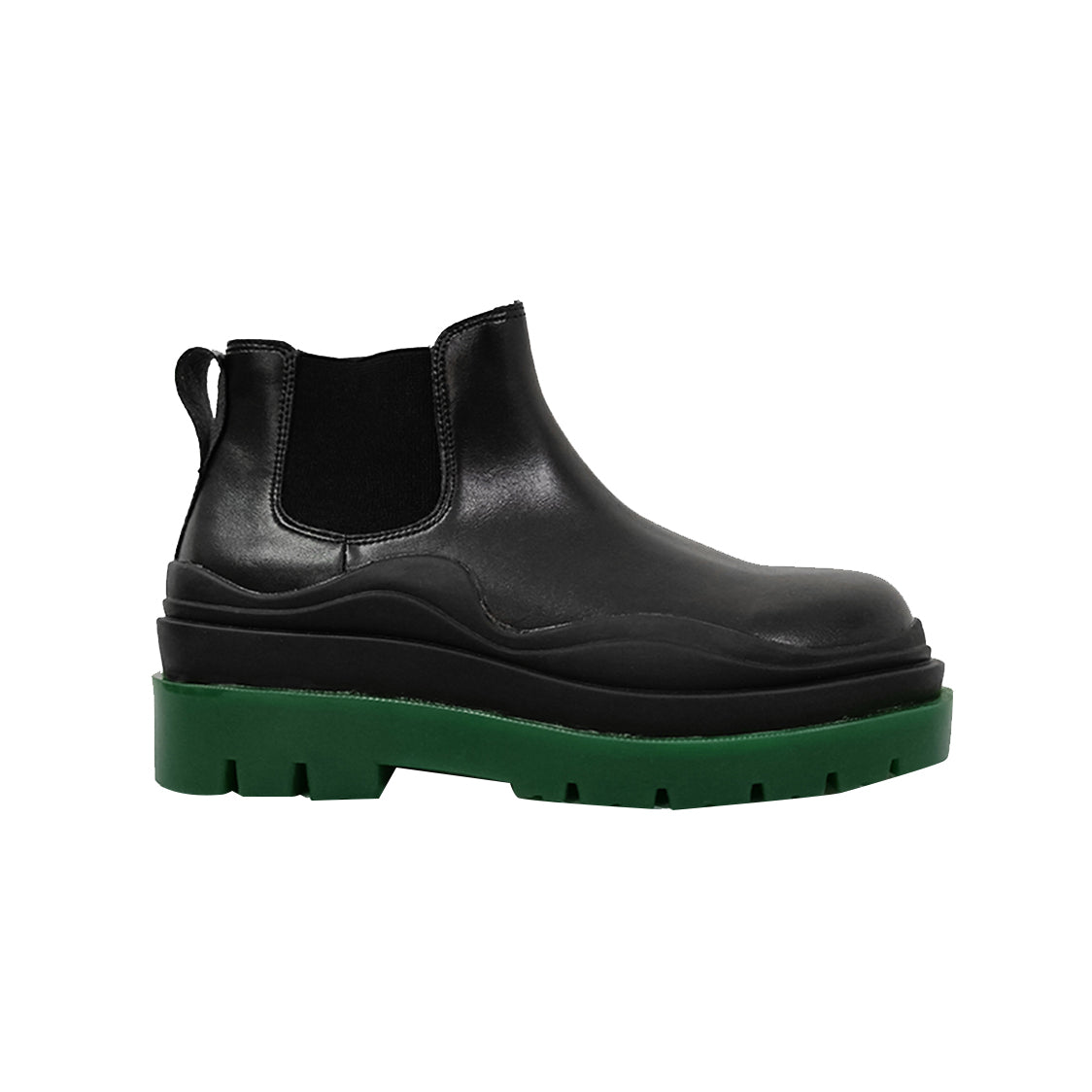 Bi-Color Leather Ankle Boots