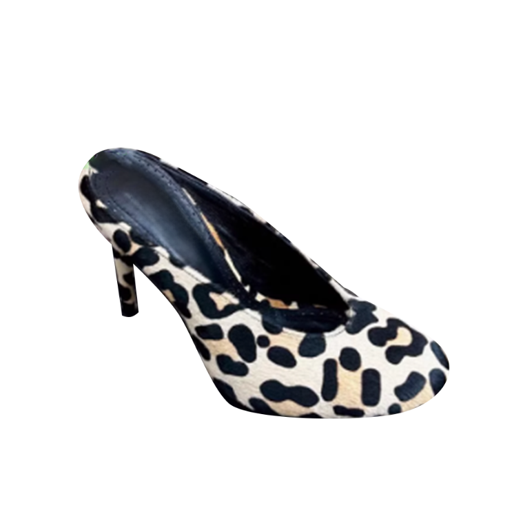 Ankle Strap High Heel Mules Sandals
