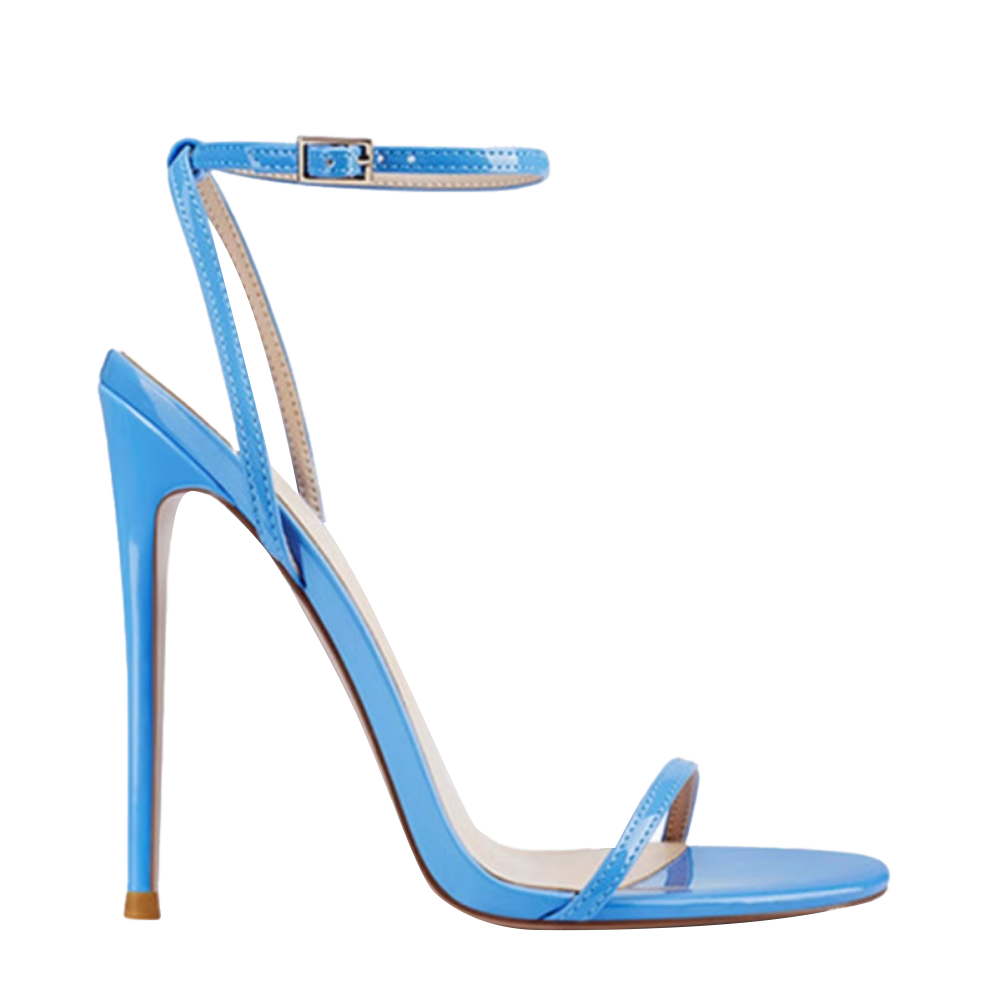 Ankle Strap High Heel Sandals - 12cm