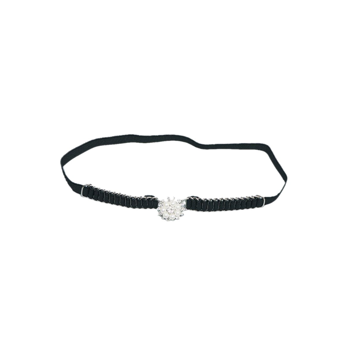 Diamante Flower Girdle Belt
